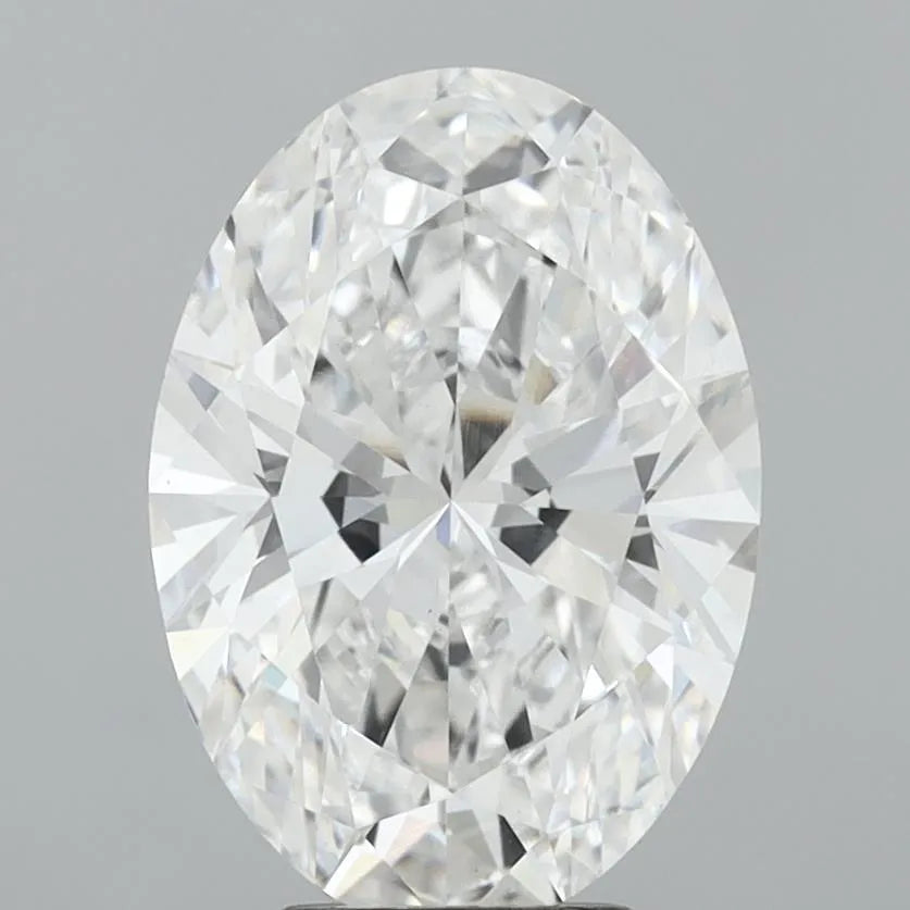 4.04ct Oval Lab Grown Diamond (Colour D, Clarity VS1, IGI Certified)