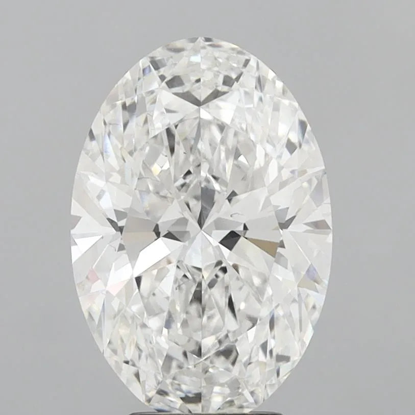 4.06ct Oval Lab Grown Diamond (Colour E, Clarity VS2, IGI Certified)