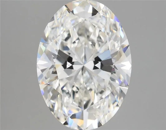 3.50ct Oval Lab Grown Diamond (Colour F, Clarity VVS2, IGI)