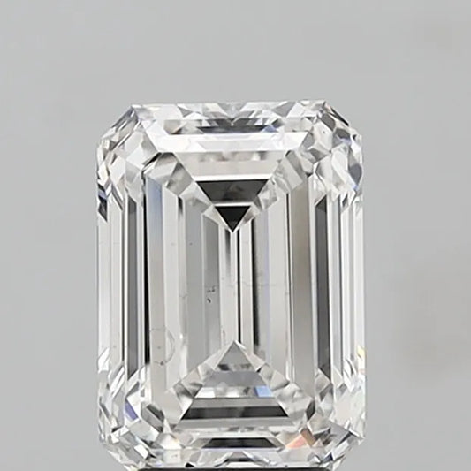 4.00ct Emerald Lab Grown Diamond (Colour F, Clarity VS1, IGI Certified)