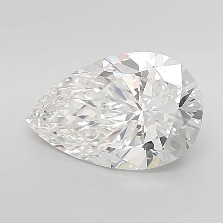 3.04ct Pear Lab Grown Diamond (Colour E, Clarity VVS2, IGI Certified)