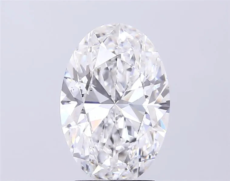 3.00ct Oval Lab Grown Diamond (Colour E, Clarity VS2, IGI Certified)