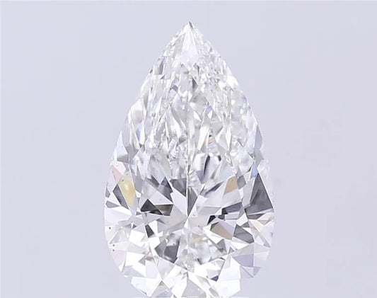 3.09ct Pear Lab Grown Diamond (Colour E, Clarity VS2, IGI Certified)