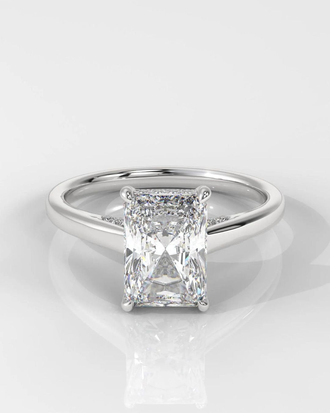 Radiant Cut Enagagement Ring
