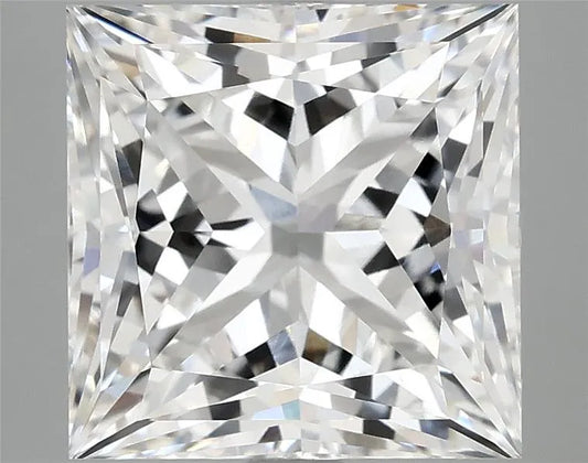 6.38ct Princess Lab Grown Diamond (Colour E, Clarity VVS2, IGI Certified)