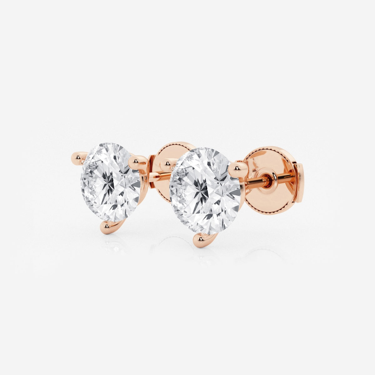 Amelia-Lab Grown Diamond Stud Earrings