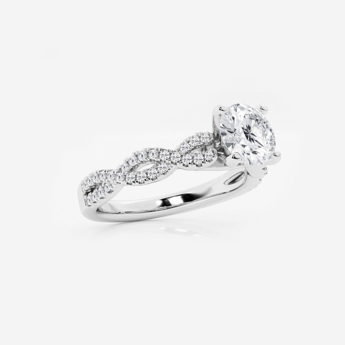 Arden - Double Twist Design Engagement Ring