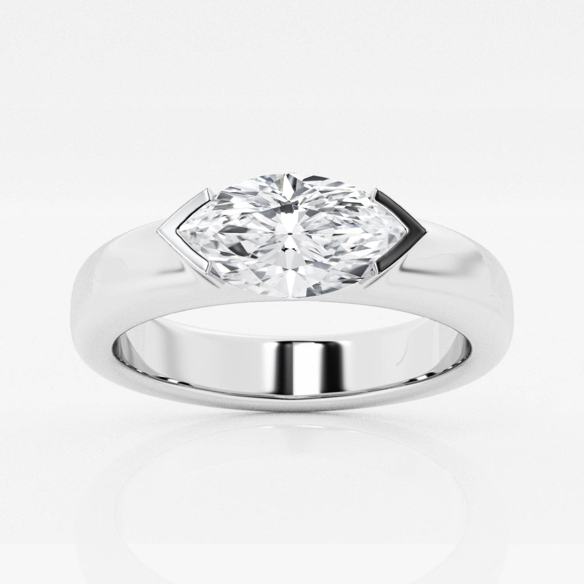 Emmy - Modern Heart Design Rings