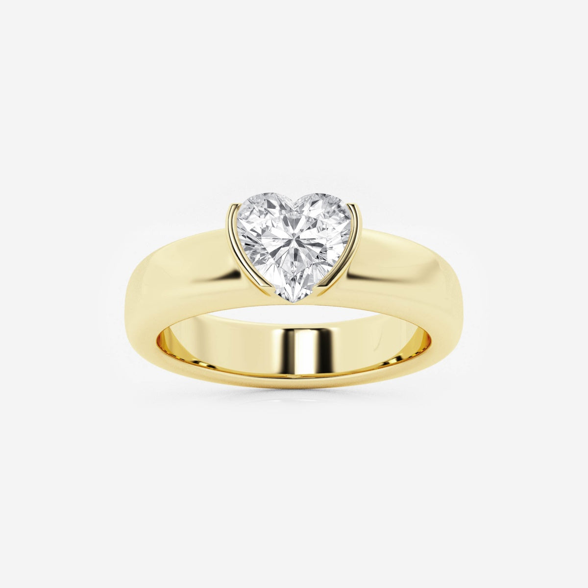 Emmy - Modern Heart Design Rings