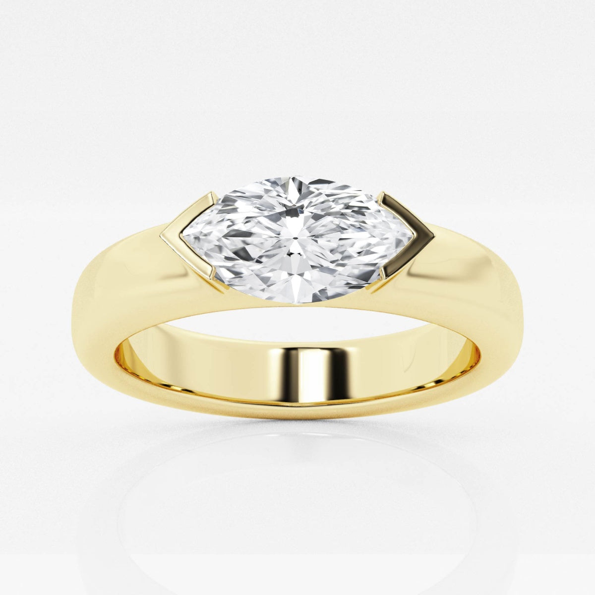 Emmy - Modern Heart Design Rings