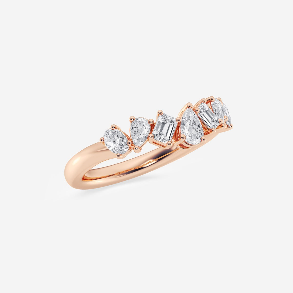 Myra - Contoured Multi-Shape Design Rings