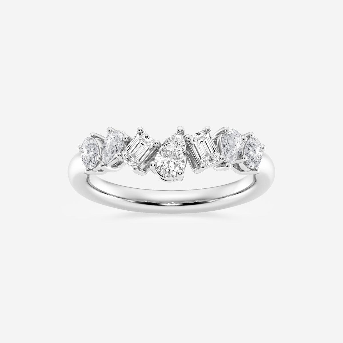Myra - Contoured Multi-Shape Design Rings