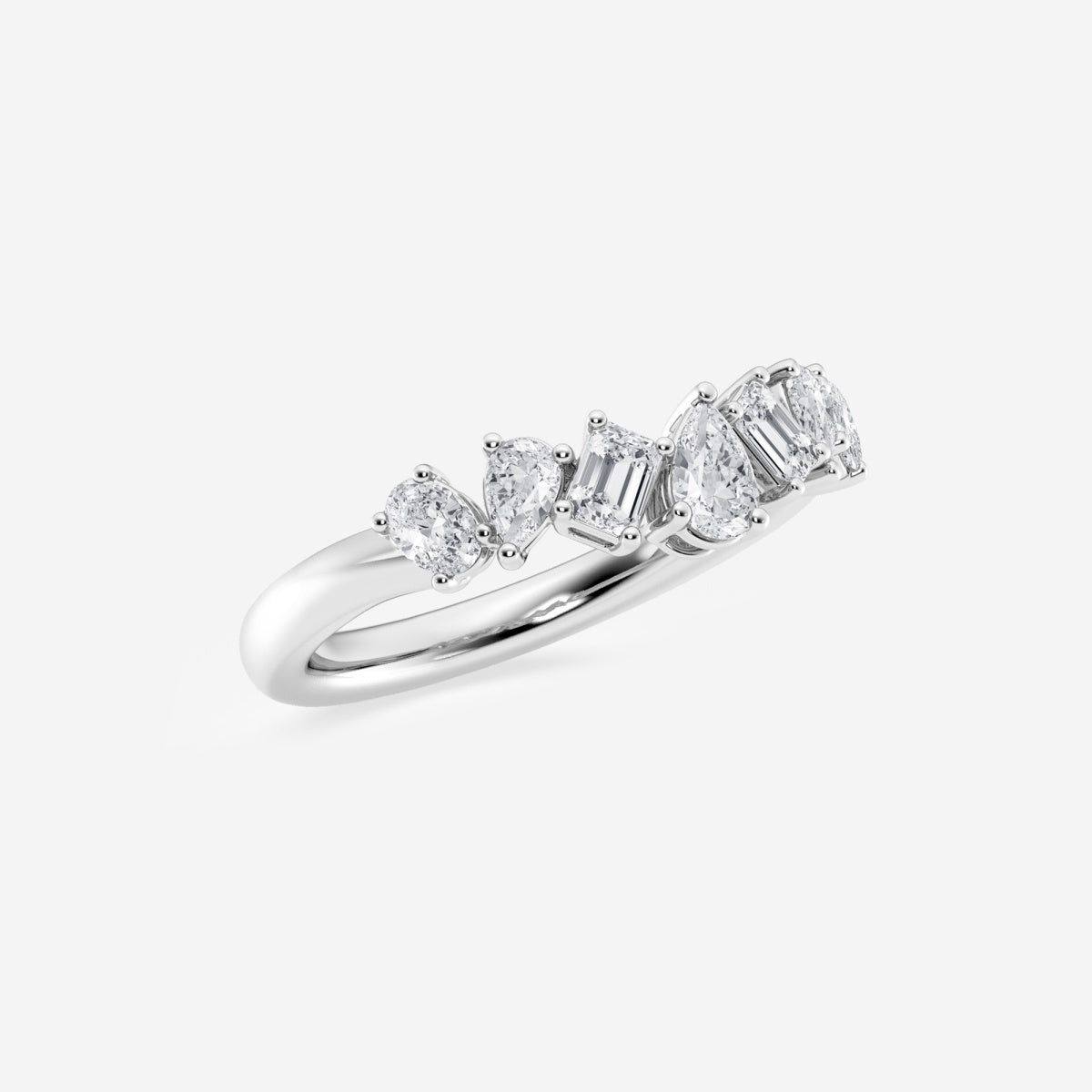 Myra - Contoured Multi-Shape Design Rings