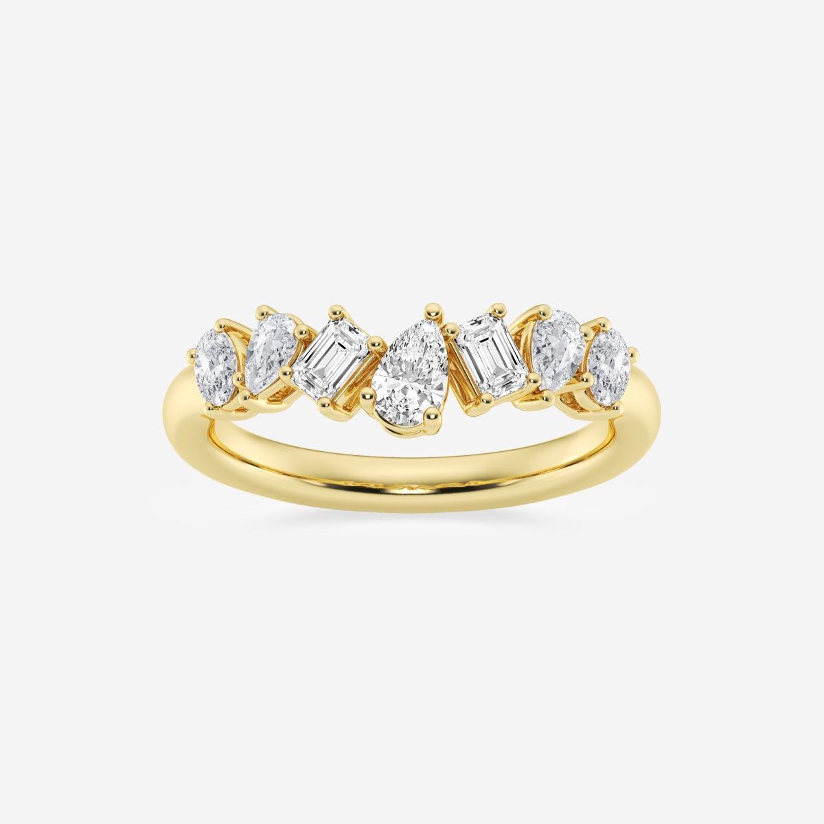 Myra - Contoured Multi-Shape Design Rings