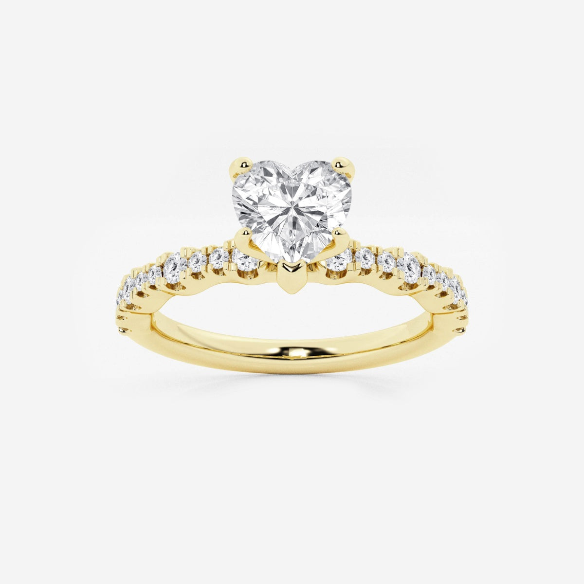 Clara - Station Side Stones Engagement Ring