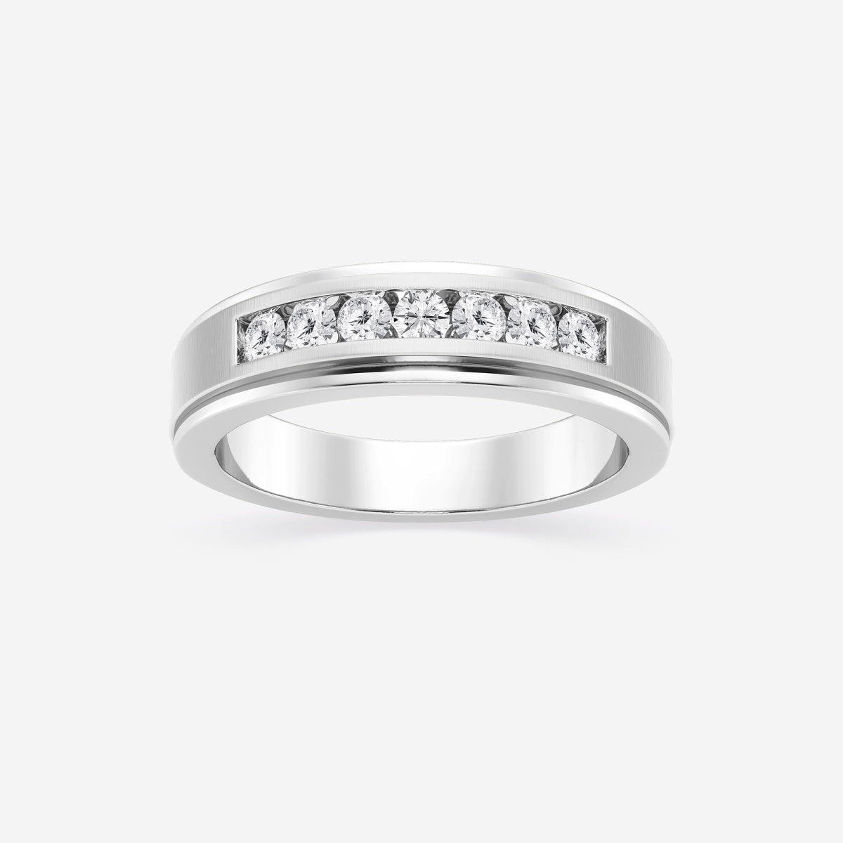 Dylan - Satin Seven-Stone Design Rings