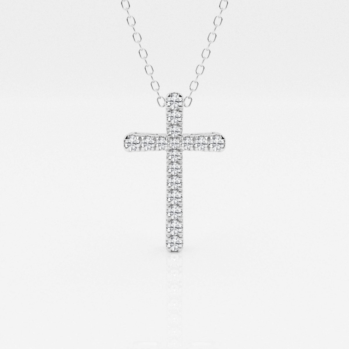 Eleanor - Intricate Pave Cross Design Necklaces