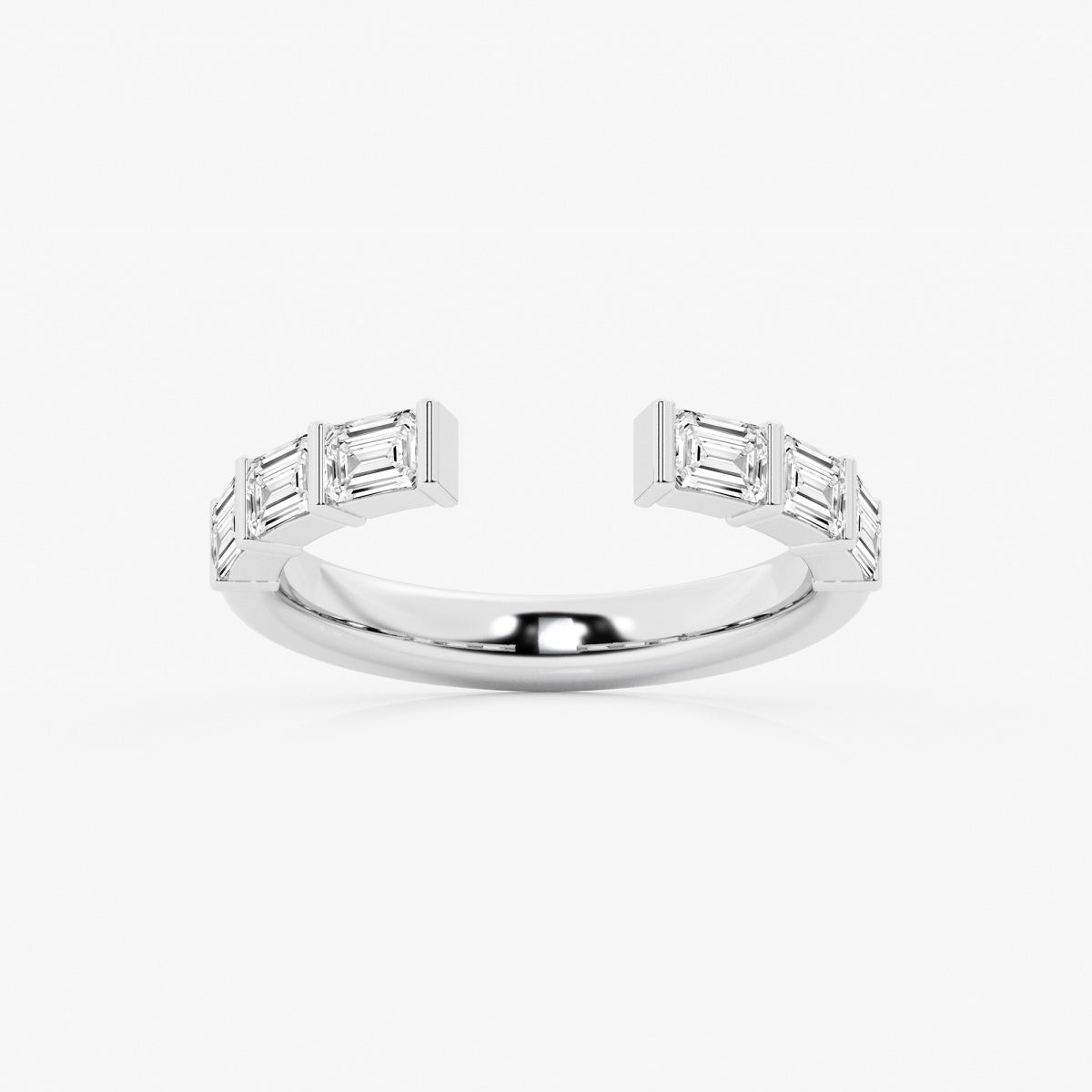 Eliana - Sleek Channel Set Band Wedding Ring