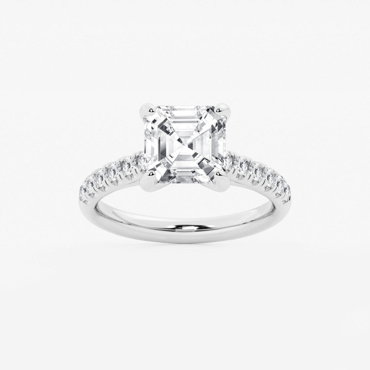 Estelle - French Pave Elegance Engagement Ring