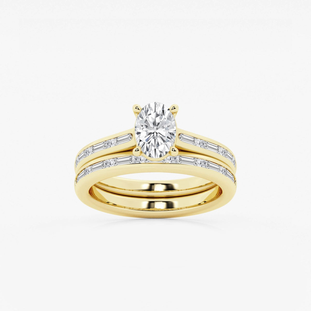 Evangeline - Intricate Side Accents Engagement Ring
