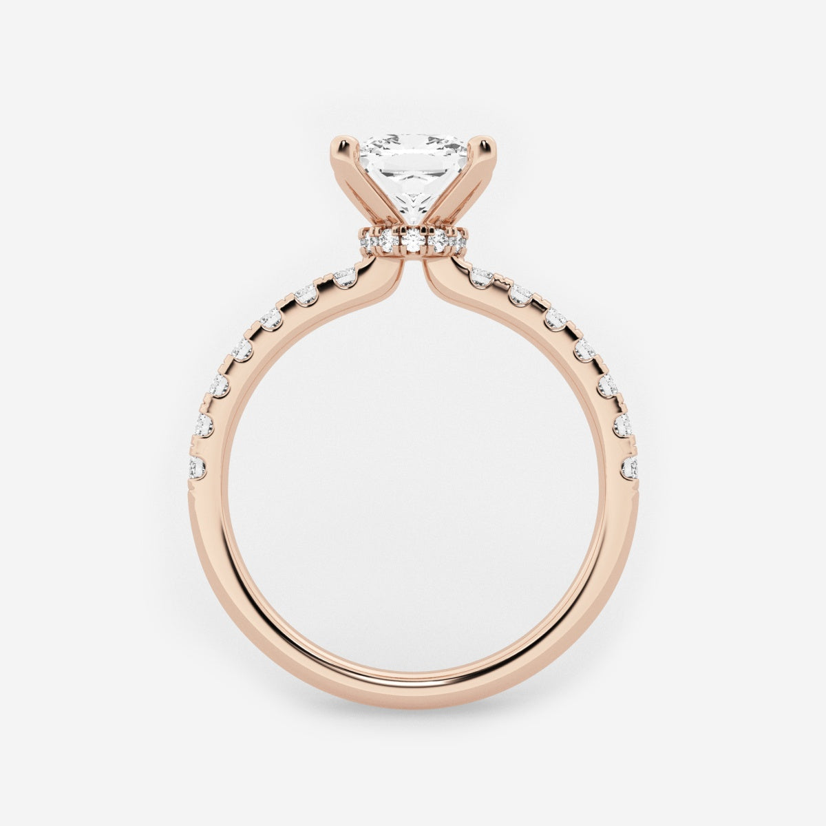 Everly - Hidden Halo Elegance Engagement Ring