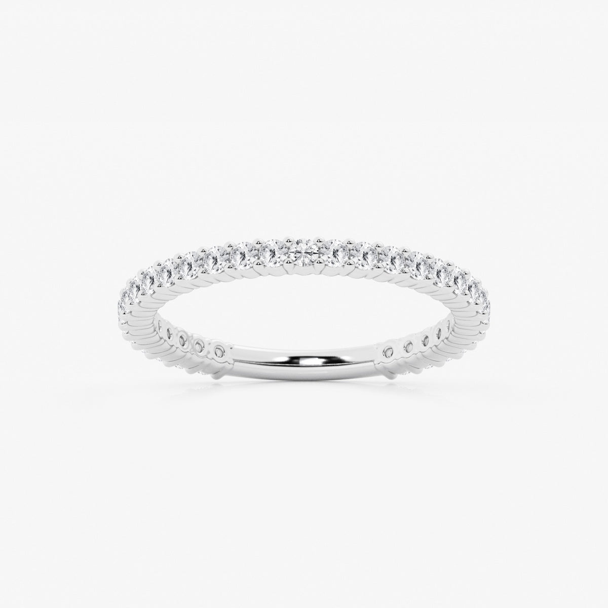 Lia - Shared Prong Eternity Wedding Ring