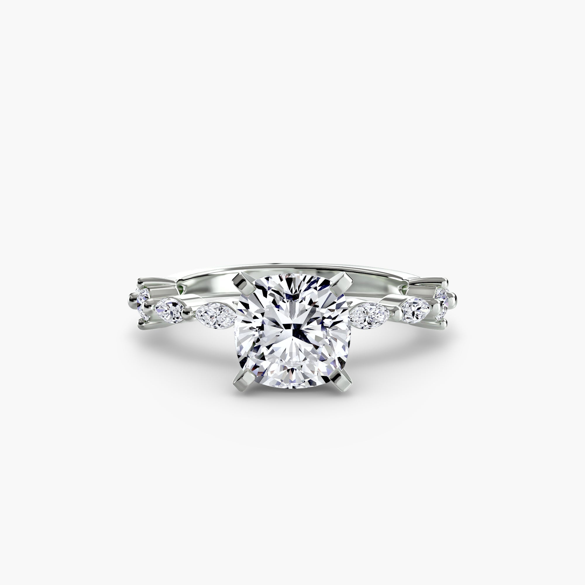Solitaire with Eternity PavÃ©