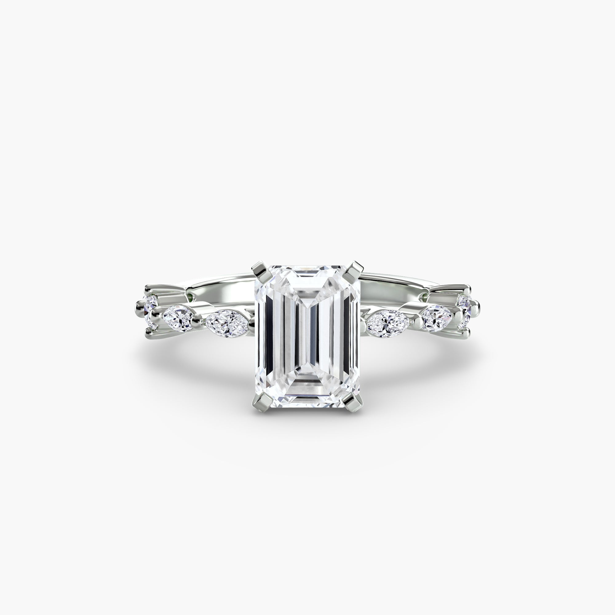 Solitaire with Eternity PavÃ©