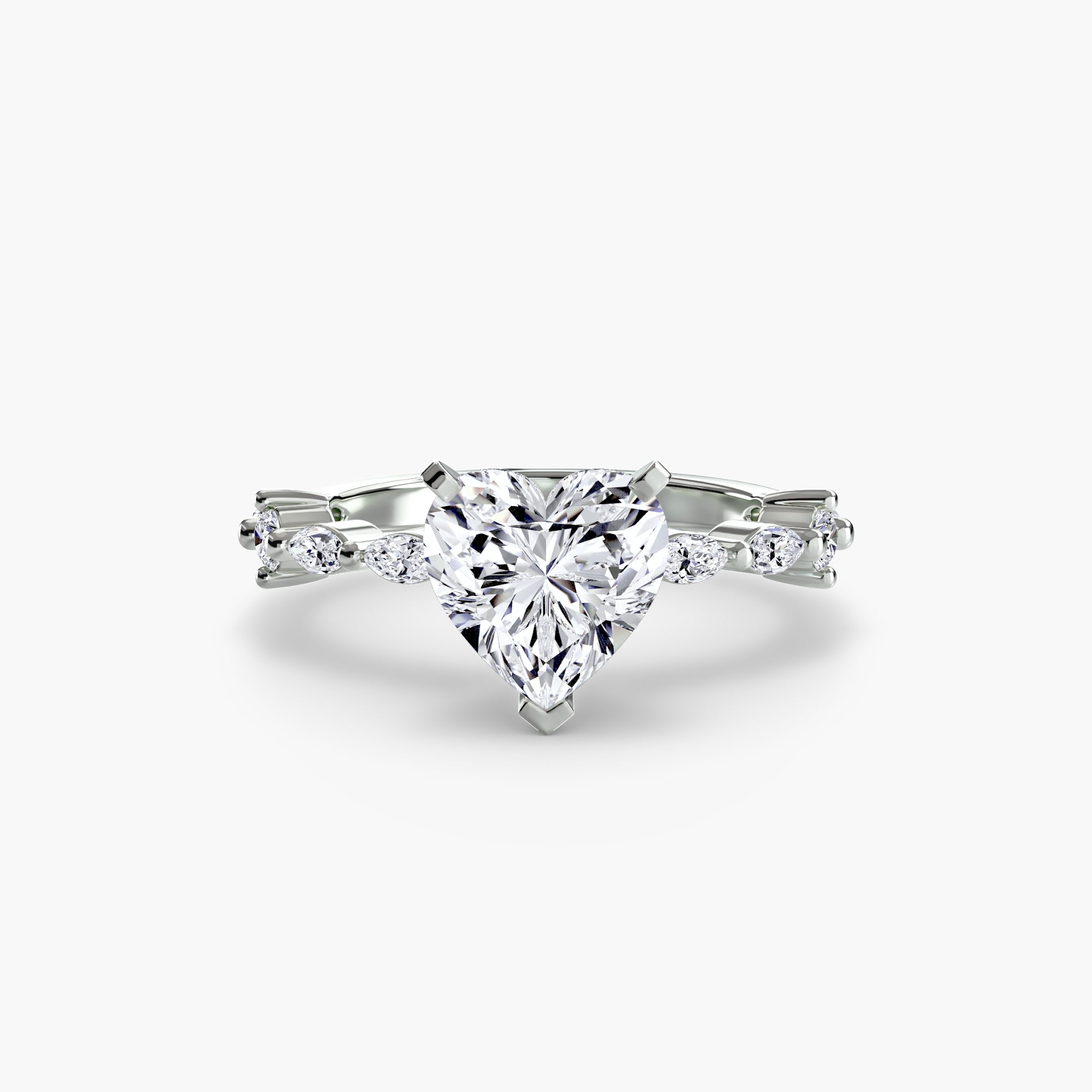 Solitaire with Eternity PavÃ©
