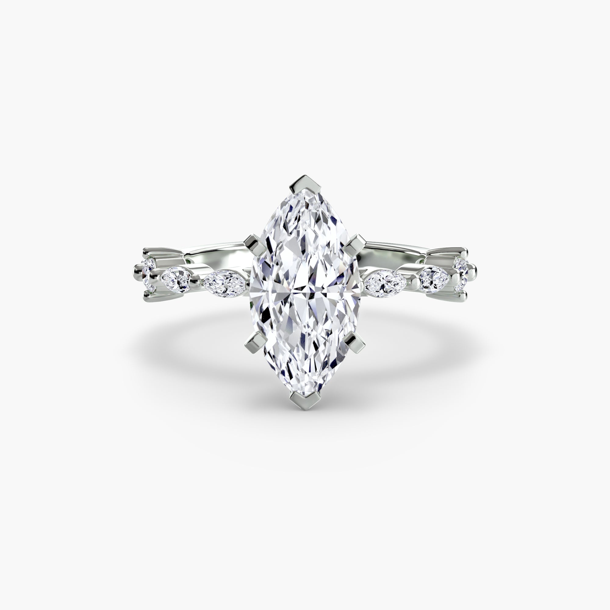 Solitaire with Eternity PavÃ©