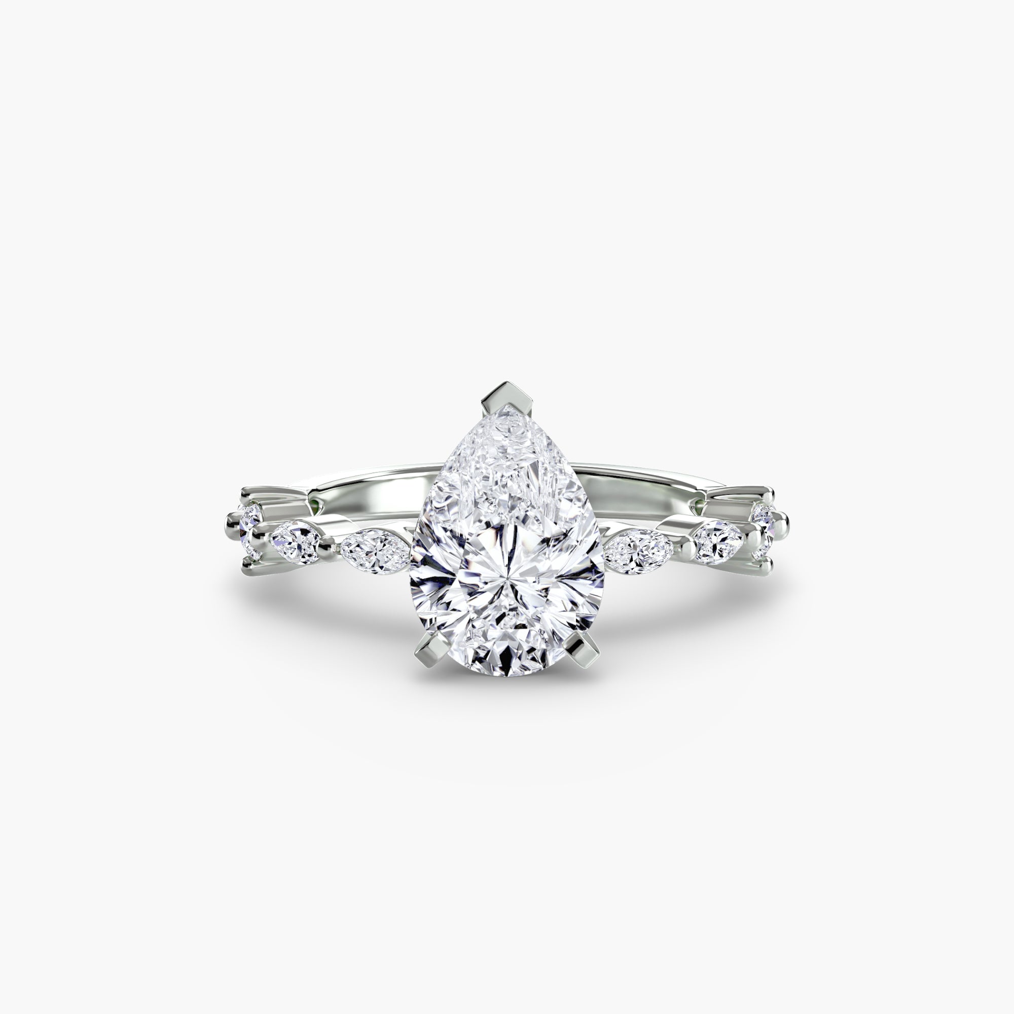 Solitaire with Eternity PavÃ©
