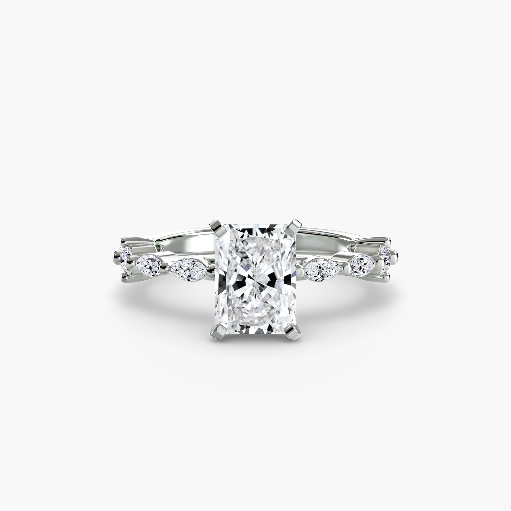 Solitaire with Eternity PavÃ©
