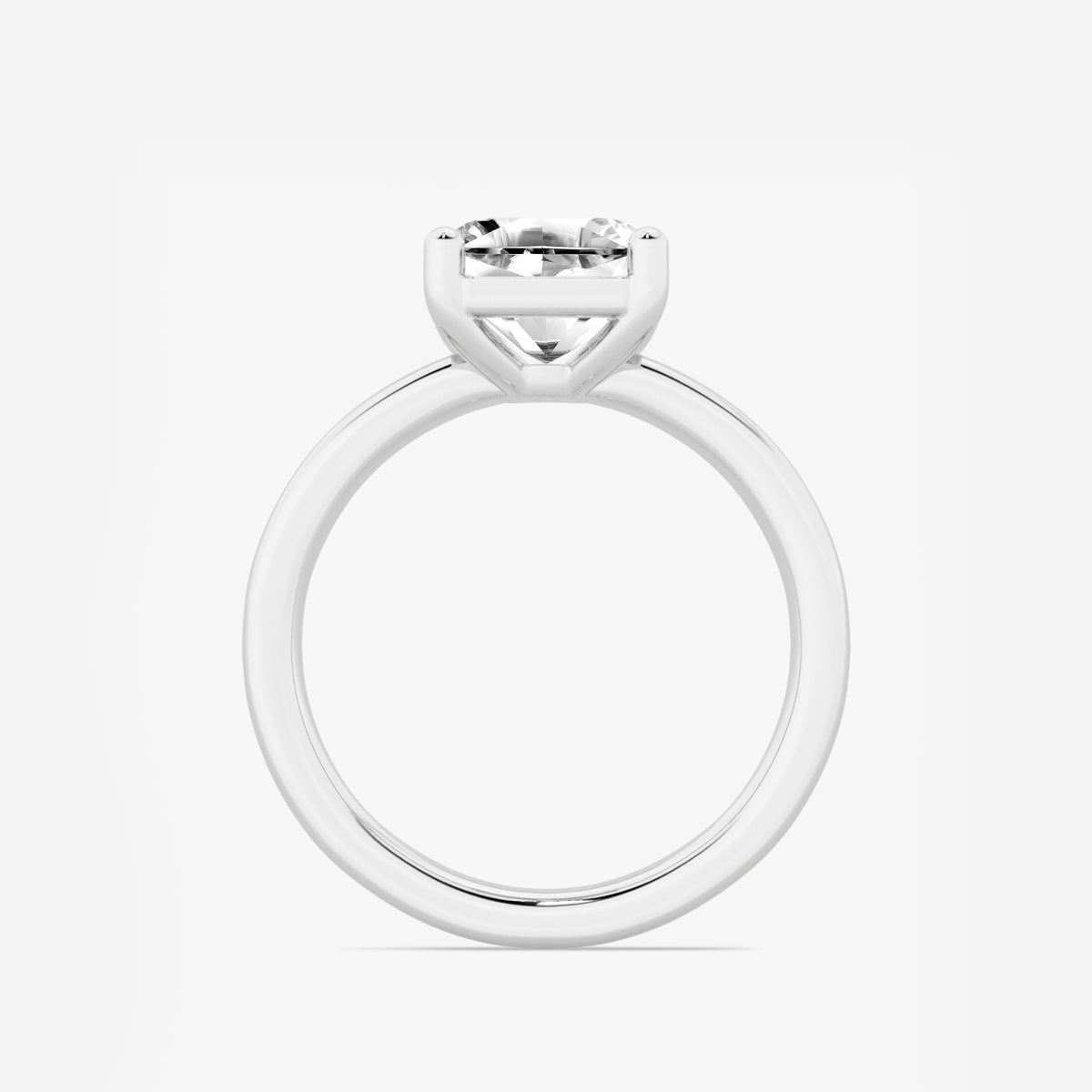 Nora - Low Setting Solitaire Engagement Ring