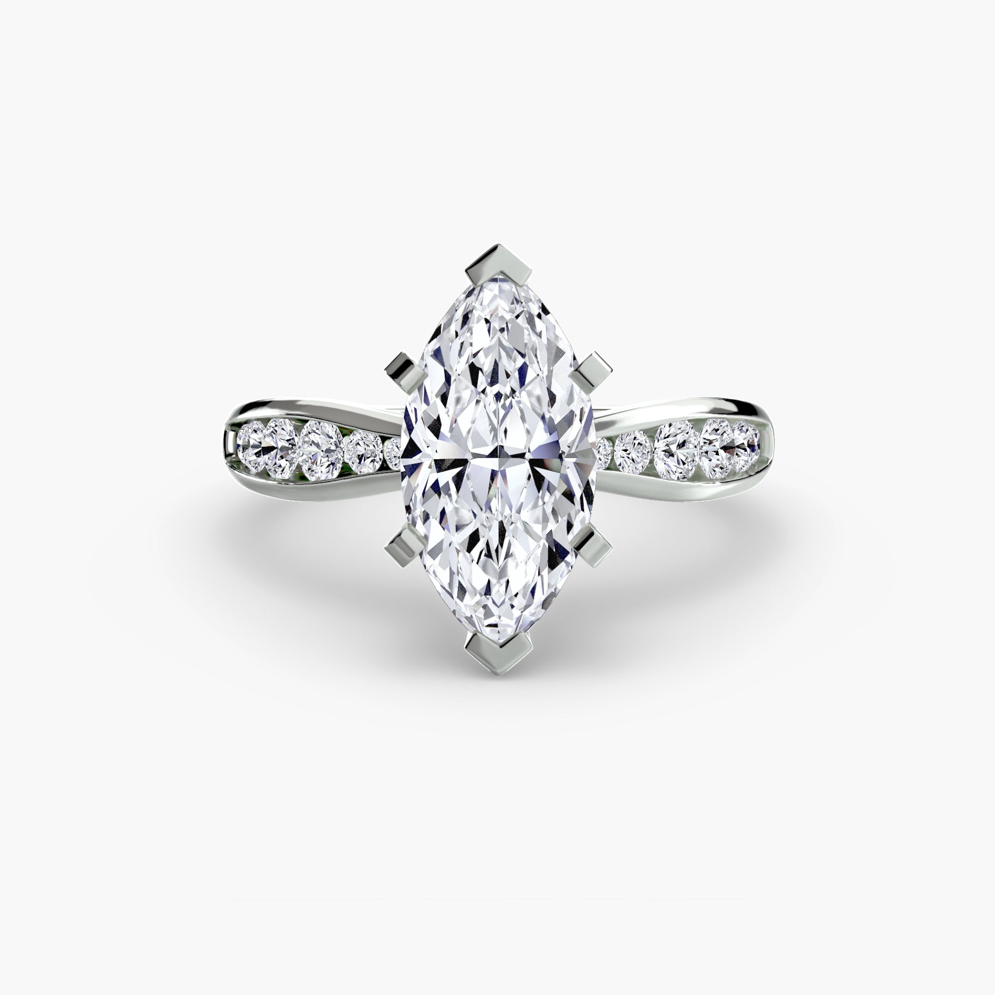 Solitaire with PavÃ© 3