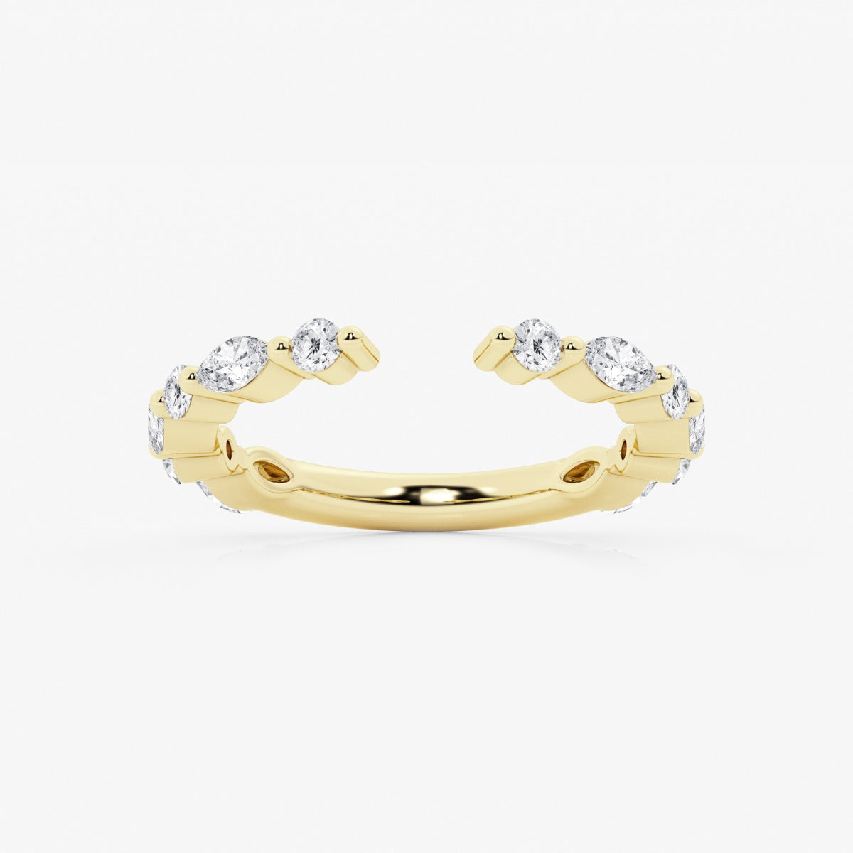 Evie - Bold Marquise and Round Band Wedding Ring