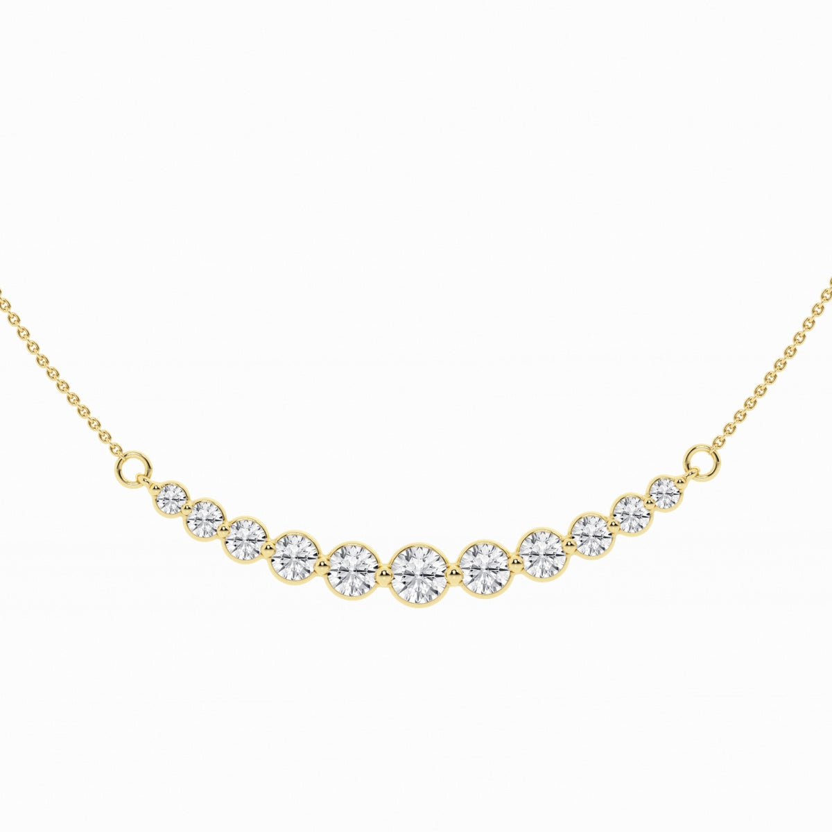Serena - Elegant Curved Design Necklaces