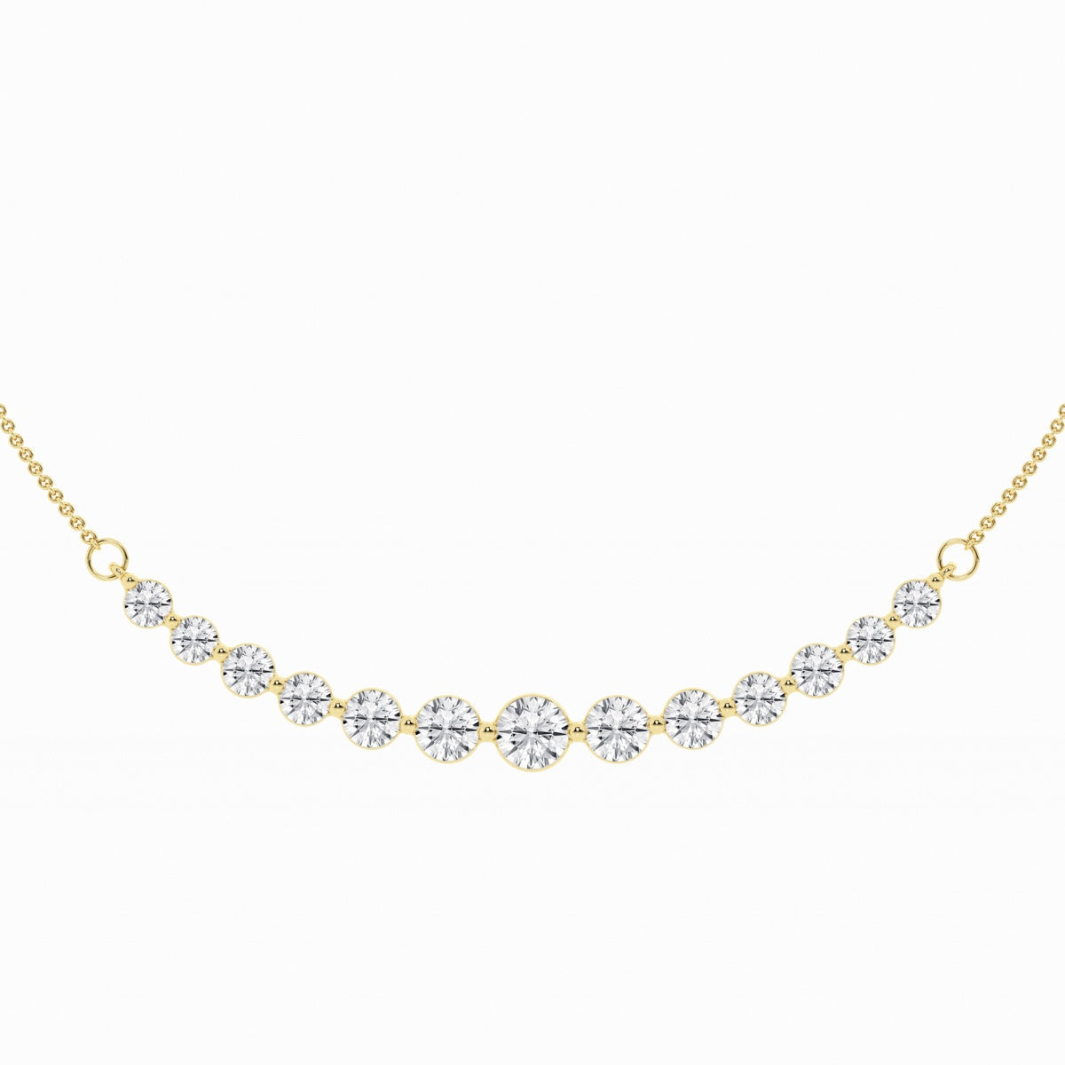 Serena - Elegant Curved Design Necklaces