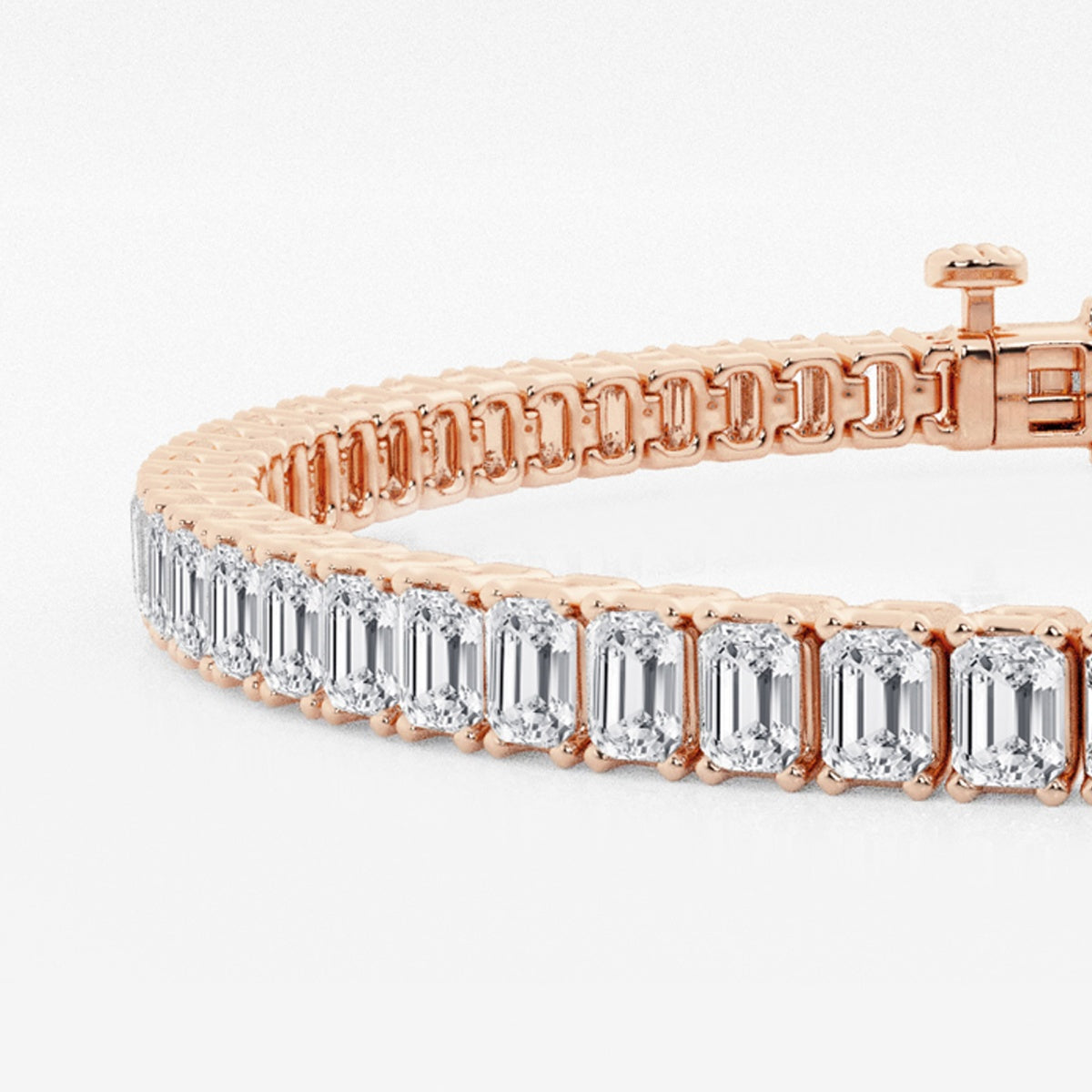 Lab Cultured Tennis Bracelet