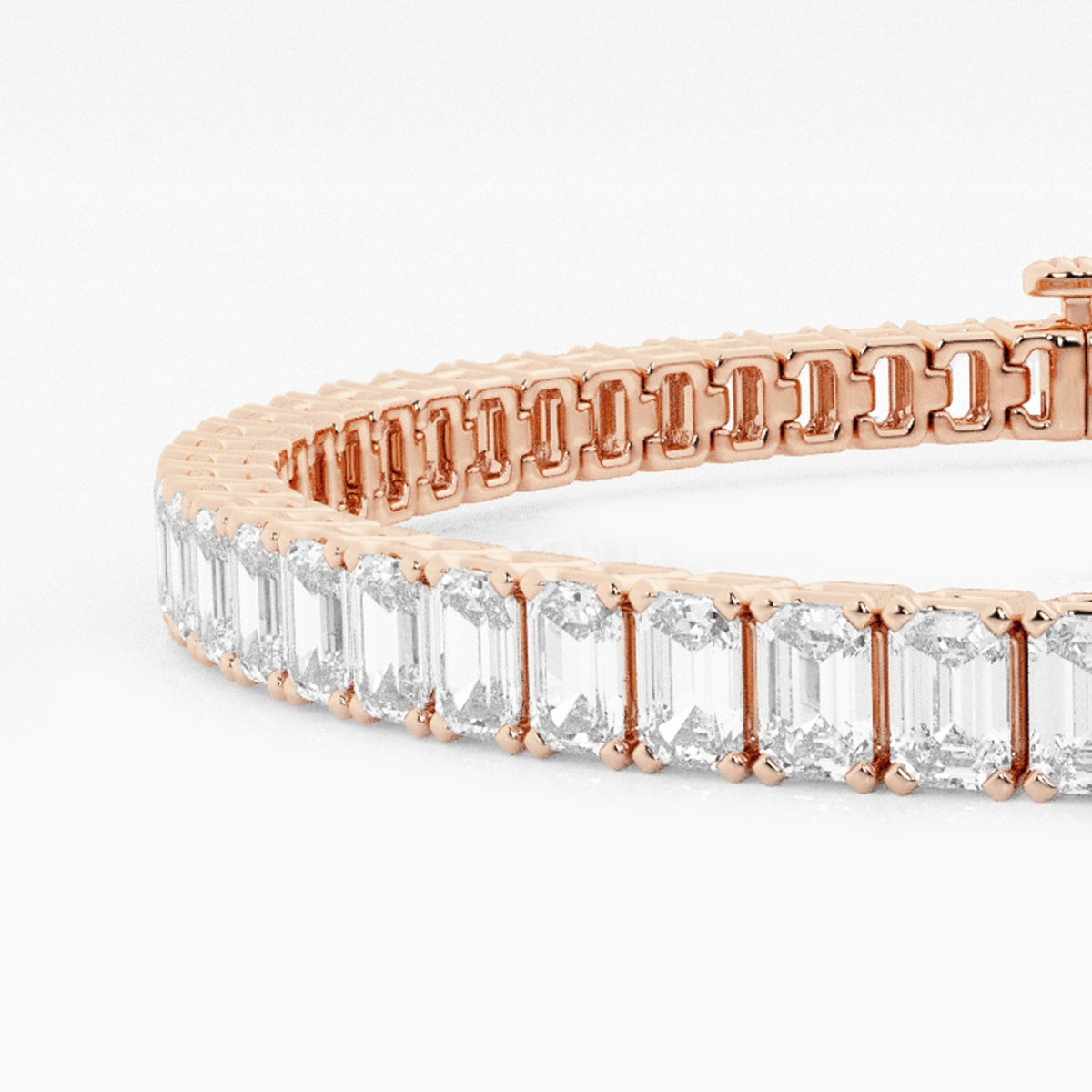 Lab Cultured Tennis Bracelet