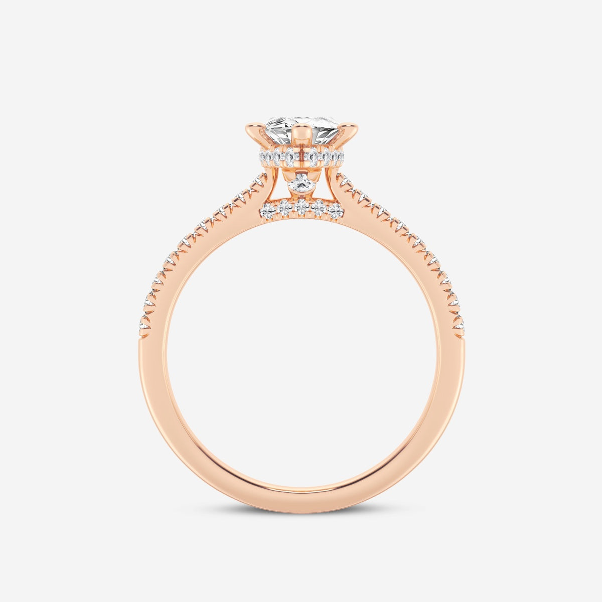 Sienna - Hidden Halo Design Engagement Ring