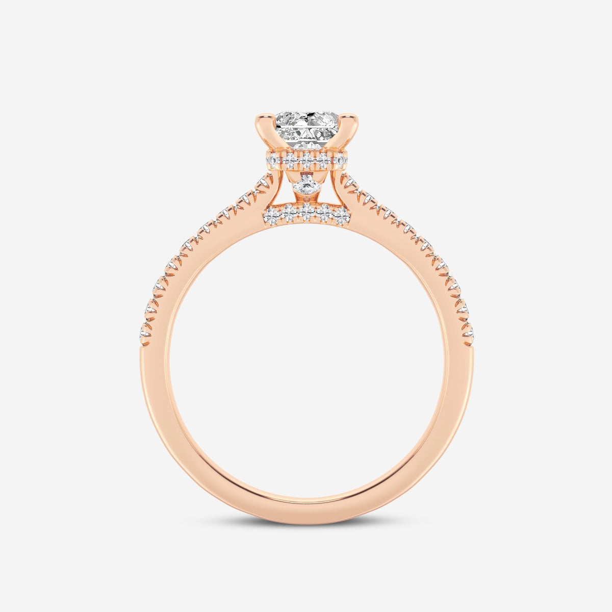 Sienna - Hidden Halo Design Engagement Ring