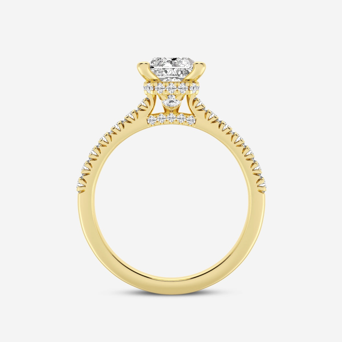 Sienna - Hidden Halo Design Engagement Ring