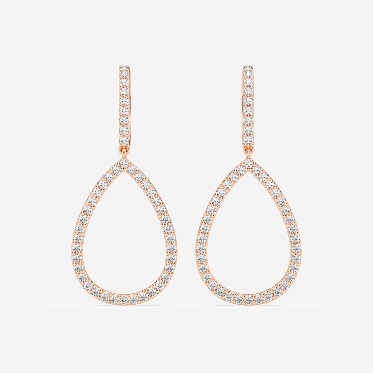 Inaya - Sleek Teardrop Design Earrings