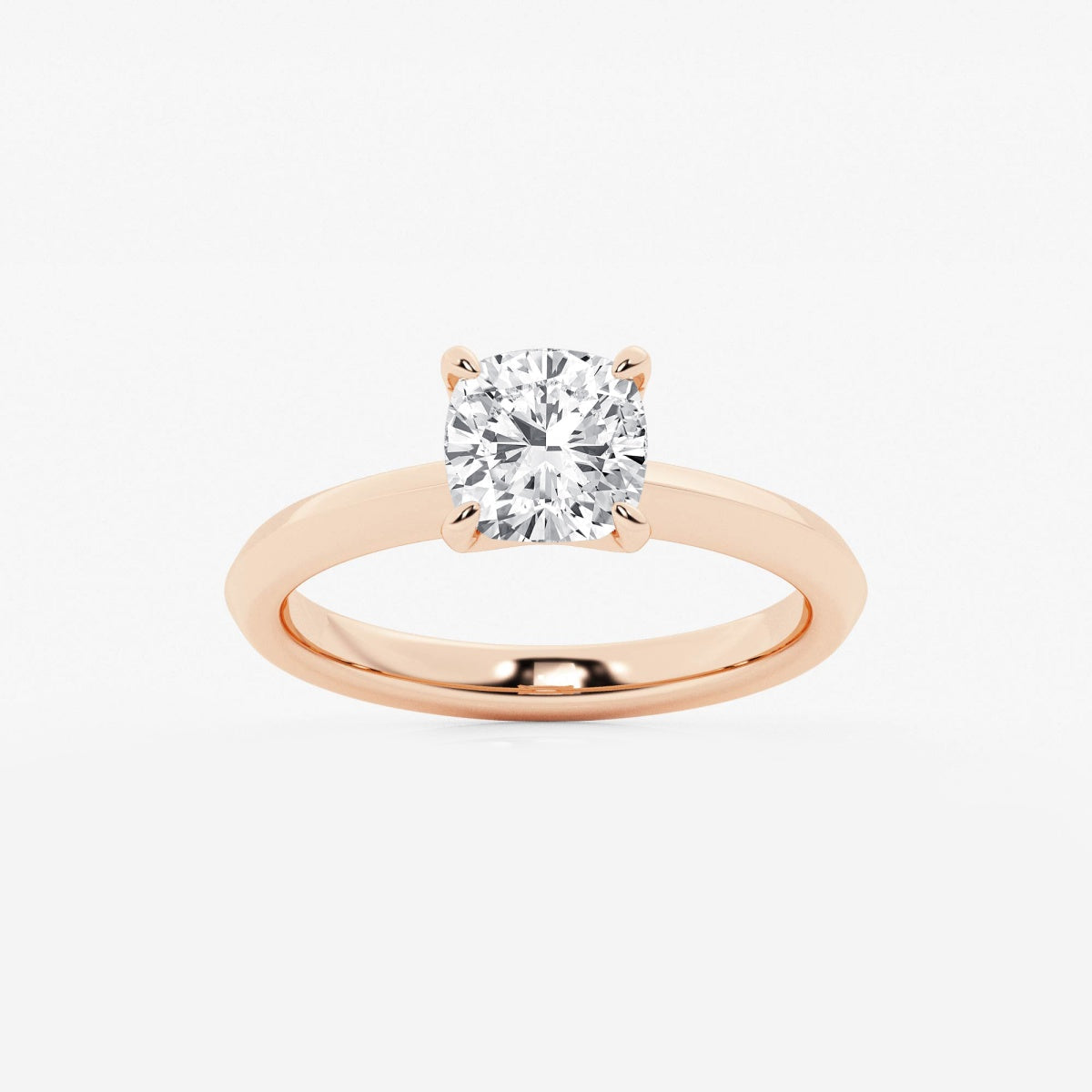 Violet - Knife-Edge Solitaire Engagement Ring