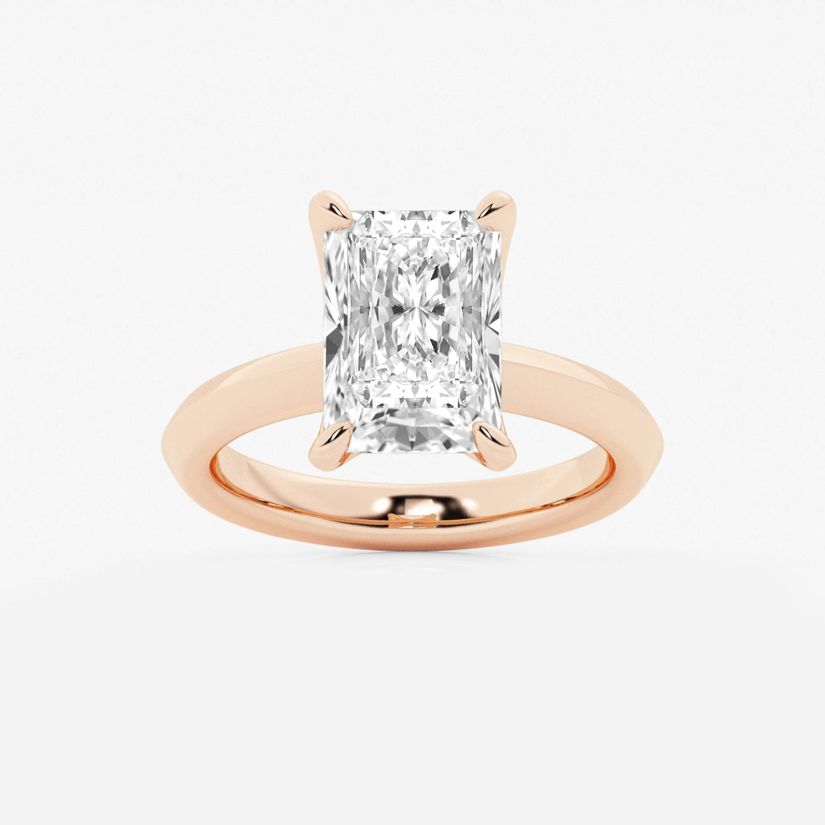 Violet - Knife-Edge Solitaire Engagement Ring