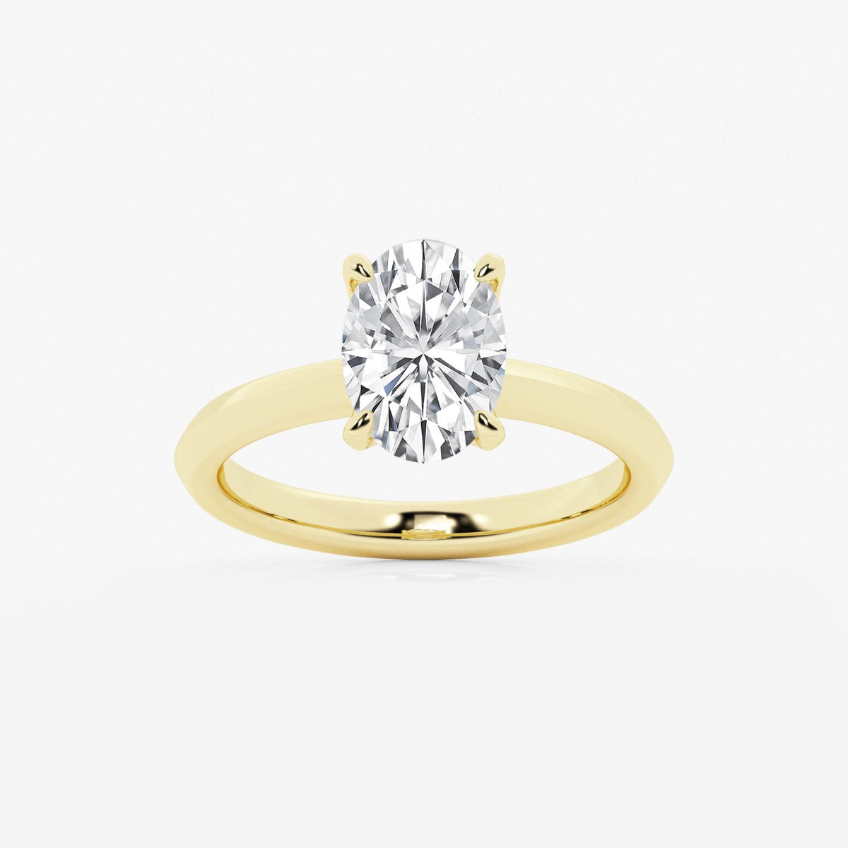 Violet - Knife-Edge Solitaire Engagement Ring