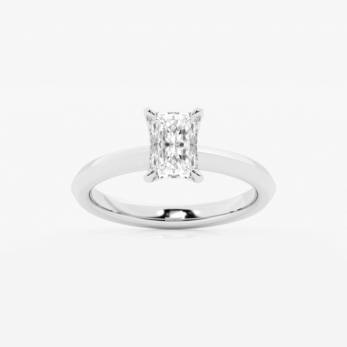 Violet - Knife-Edge Solitaire Engagement Ring