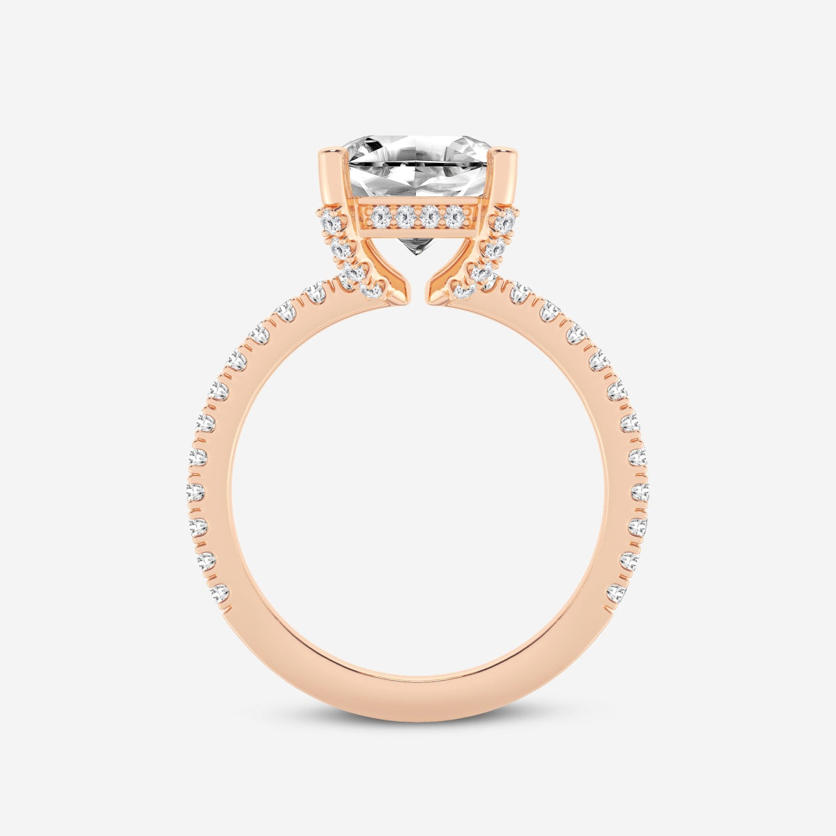Viviana - Hidden Halo Elegance Engagement Ring