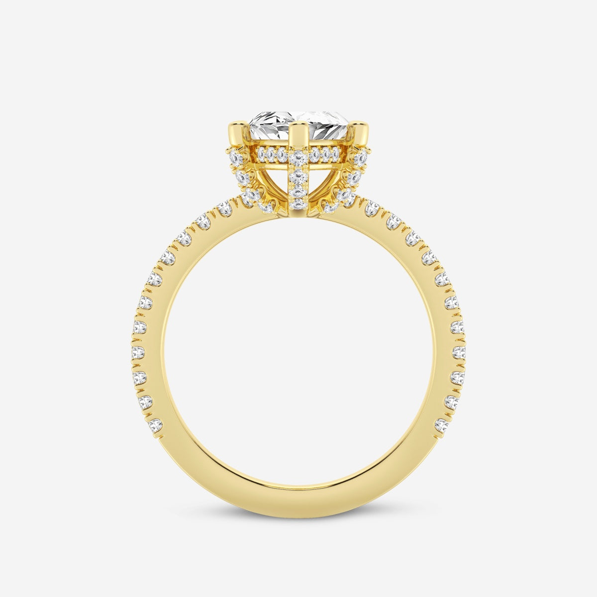 Viviana - Hidden Halo Elegance Engagement Ring
