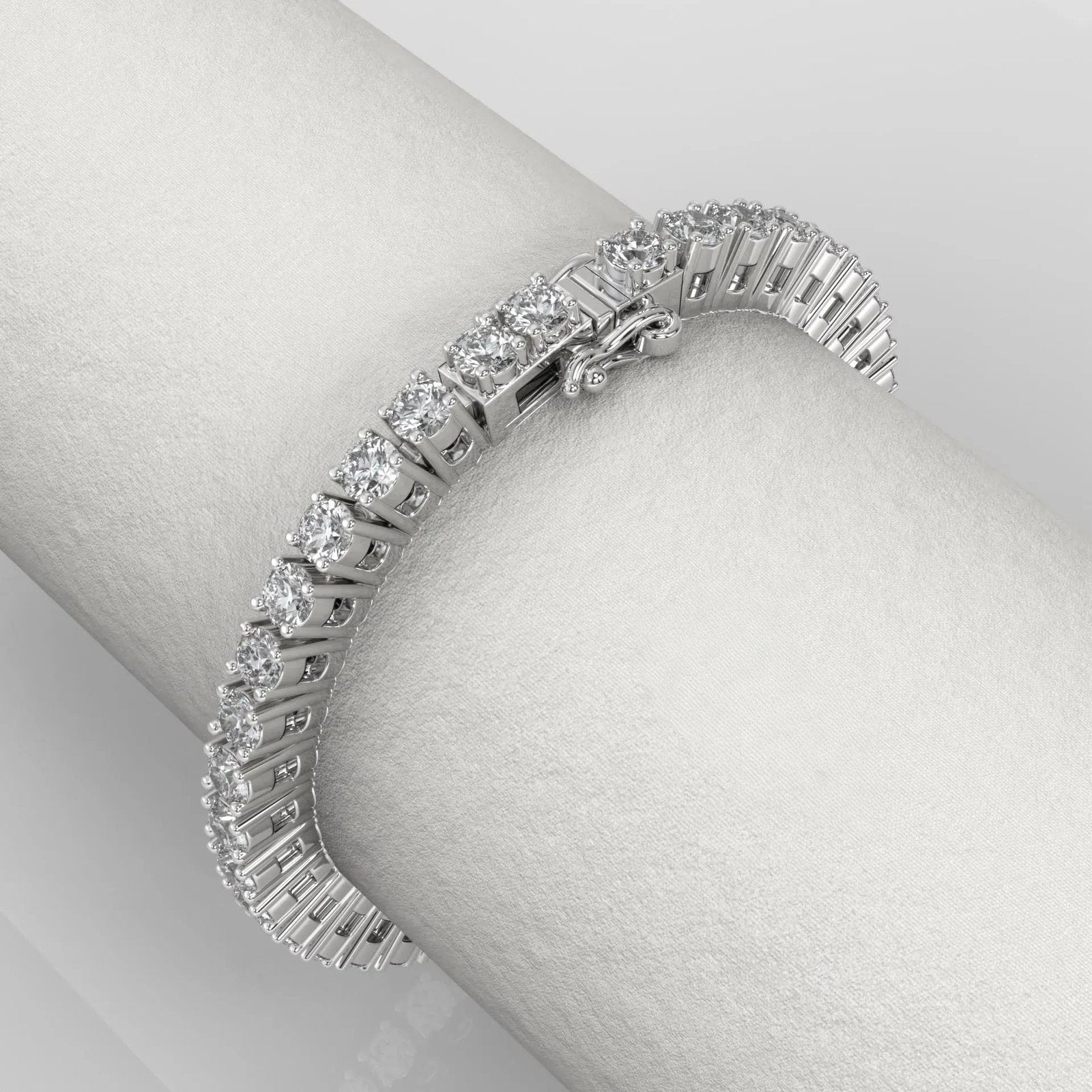 2.5CT Round Brilliant Cut Tennis Bracelet